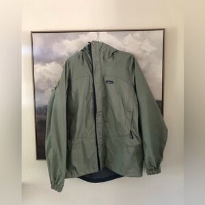 Patagonia Men's Green Rain Jacket